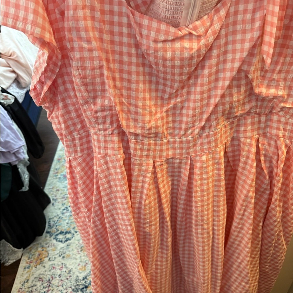 Pink Gingham Kids Dress Ivy City 5X
